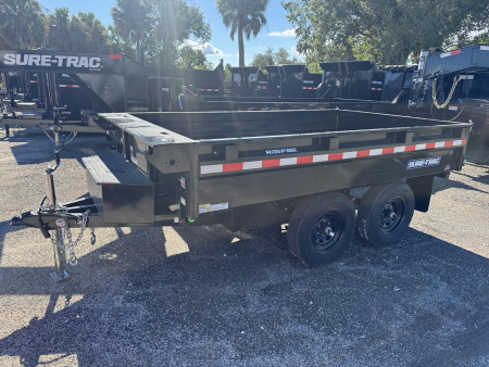 New 2026 Sure-Trac 6X10 TANDEM AXLE 10000 LB GVWR DECKOVER Dump Trailer