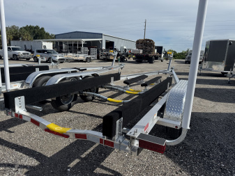 New 2026 Bandit ALUMINUM BOAT TRAILER, FITS 22-24' BOATS, ADJUSTABLE BUNKS, TORSION AXLES, GUIDE POLES, LED LIGHTS