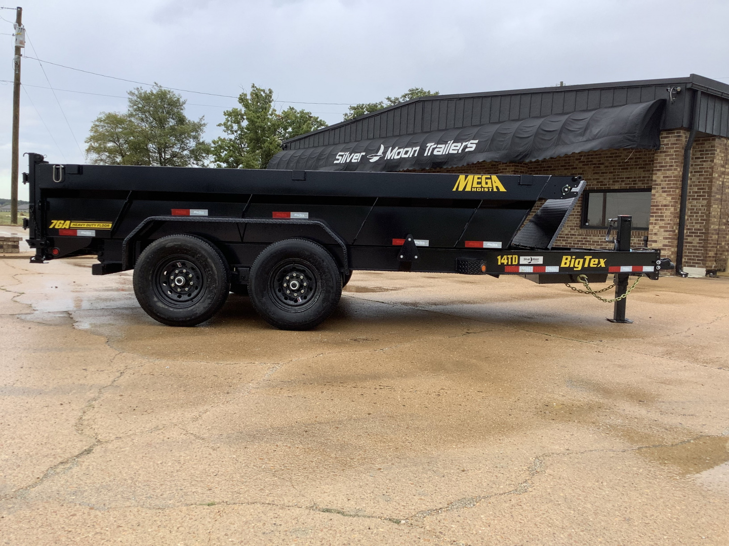 New 2026 Big Tex Trailers 14TD 83X14 (15.4K) Telescopic Dump Trailer