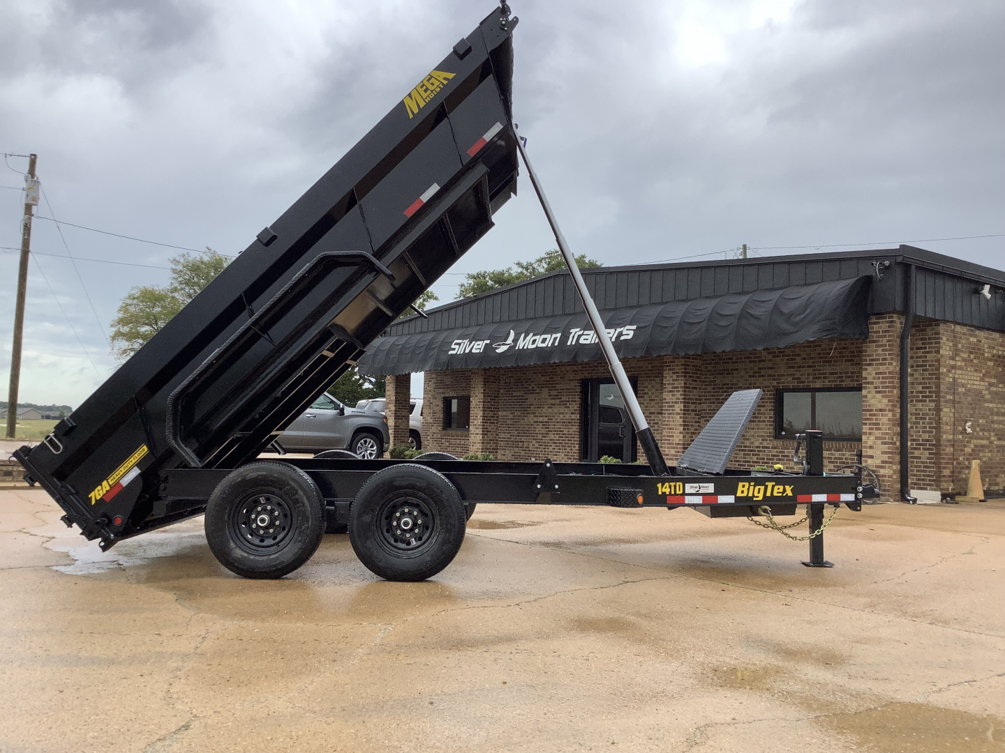 New 2026 Big Tex Trailers 14TD 83X14 (15.4K) Telescopic Dump Trailer