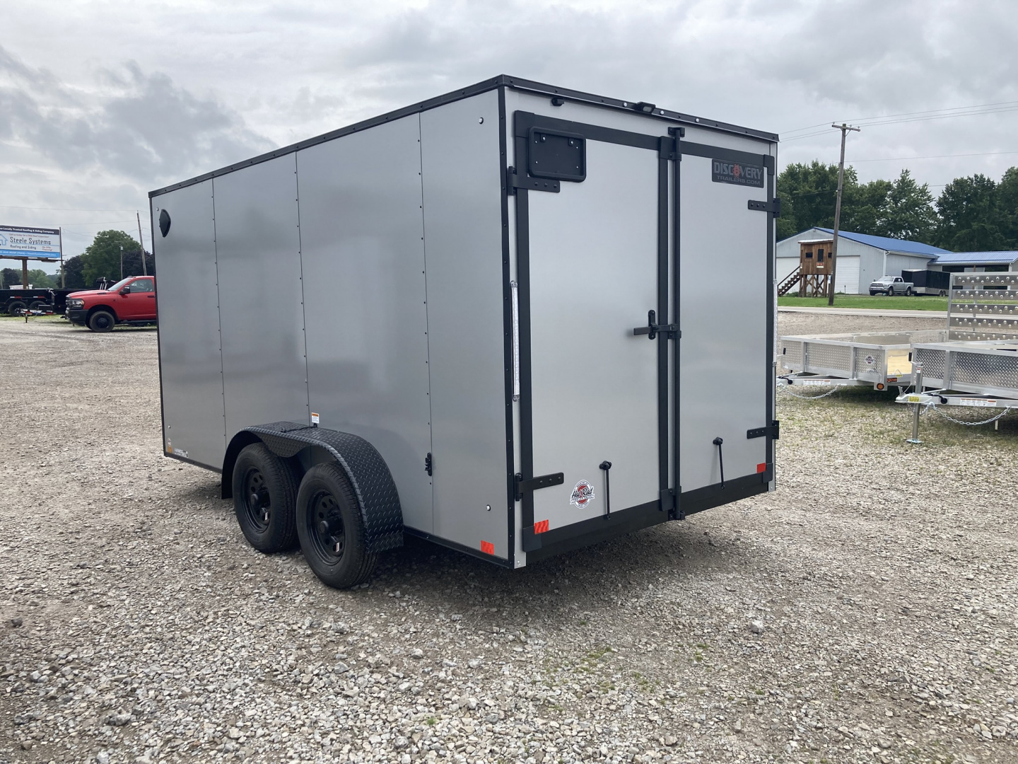 New 2026 Discovery 7x14' Cargo Trailer - Rear Double Doors