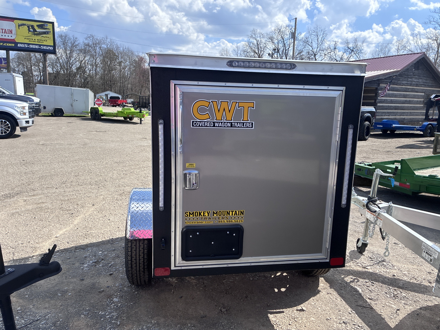 New 2025 Covered Wagon Trailers 4X6 SA Cargo / Enclosed Trailer