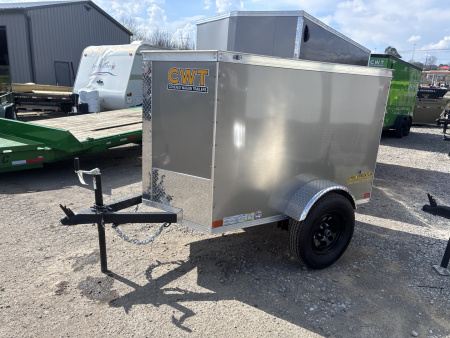 New 2025 Covered Wagon Trailers 4X6 SA Cargo / Enclosed Trailer