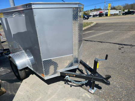 New 2025 Covered Wagon Trailers 4X6 SA Cargo / Enclosed Trailer