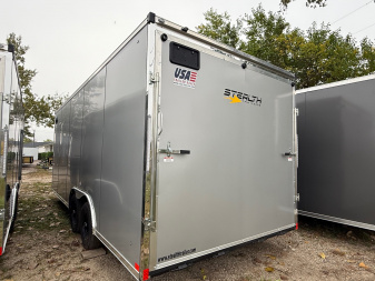 New 2026 Stealth Titan 8.5 x 20 Enclosed Car Hauler with Ramp 10K GVW with 7ft interior and Screwless Exterior