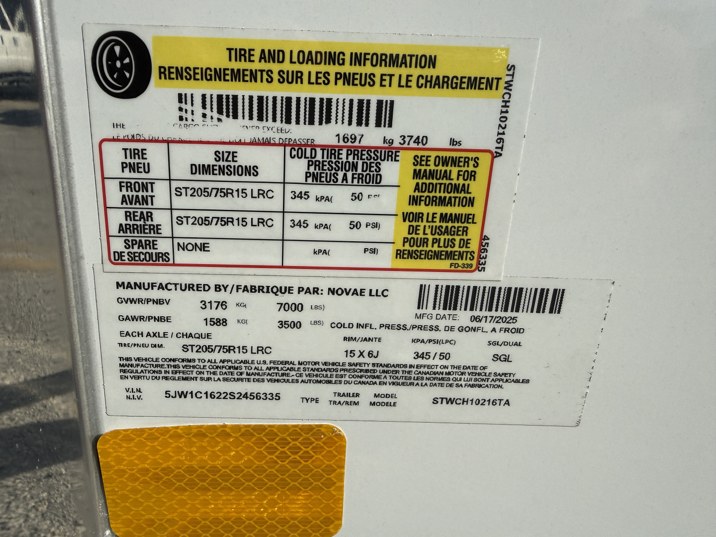 New 2025 Sure-Trac 8.5x16 Rear Ramp Door 7K Cargo / Enclosed Trailer