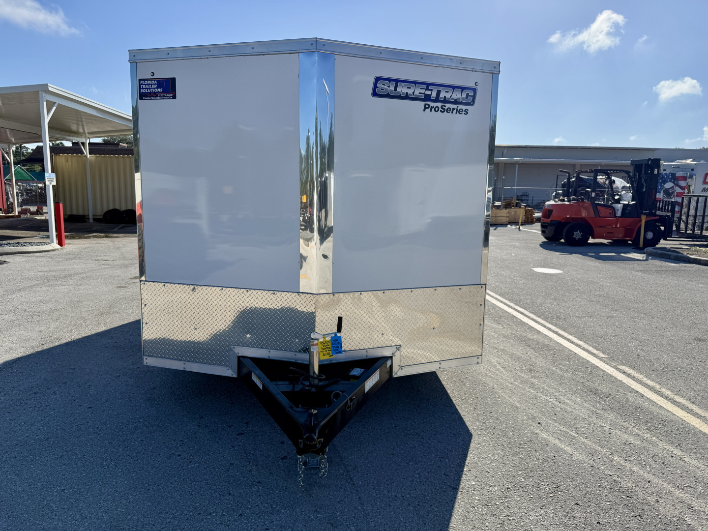 New 2025 Sure-Trac 8.5x16 Rear Ramp Door 7K Cargo / Enclosed Trailer