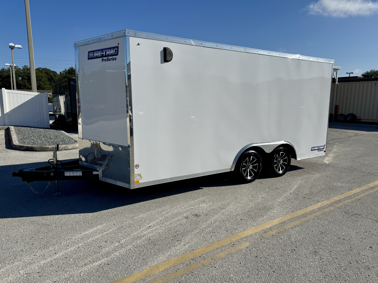 New 2025 Sure-Trac 8.5x16 Rear Ramp Door 7K Cargo / Enclosed Trailer