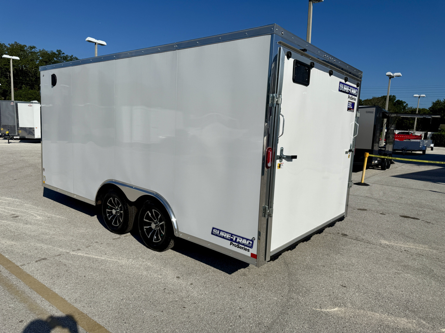 New 2025 Sure-Trac 8.5x16 Rear Ramp Door 7K Cargo / Enclosed Trailer