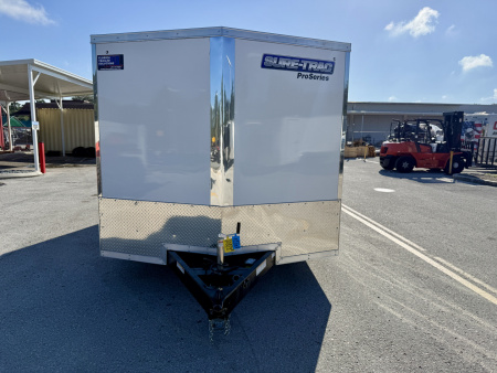 New 2025 Sure-Trac 8.5x16 Rear Ramp Door 7K Cargo / Enclosed Trailer