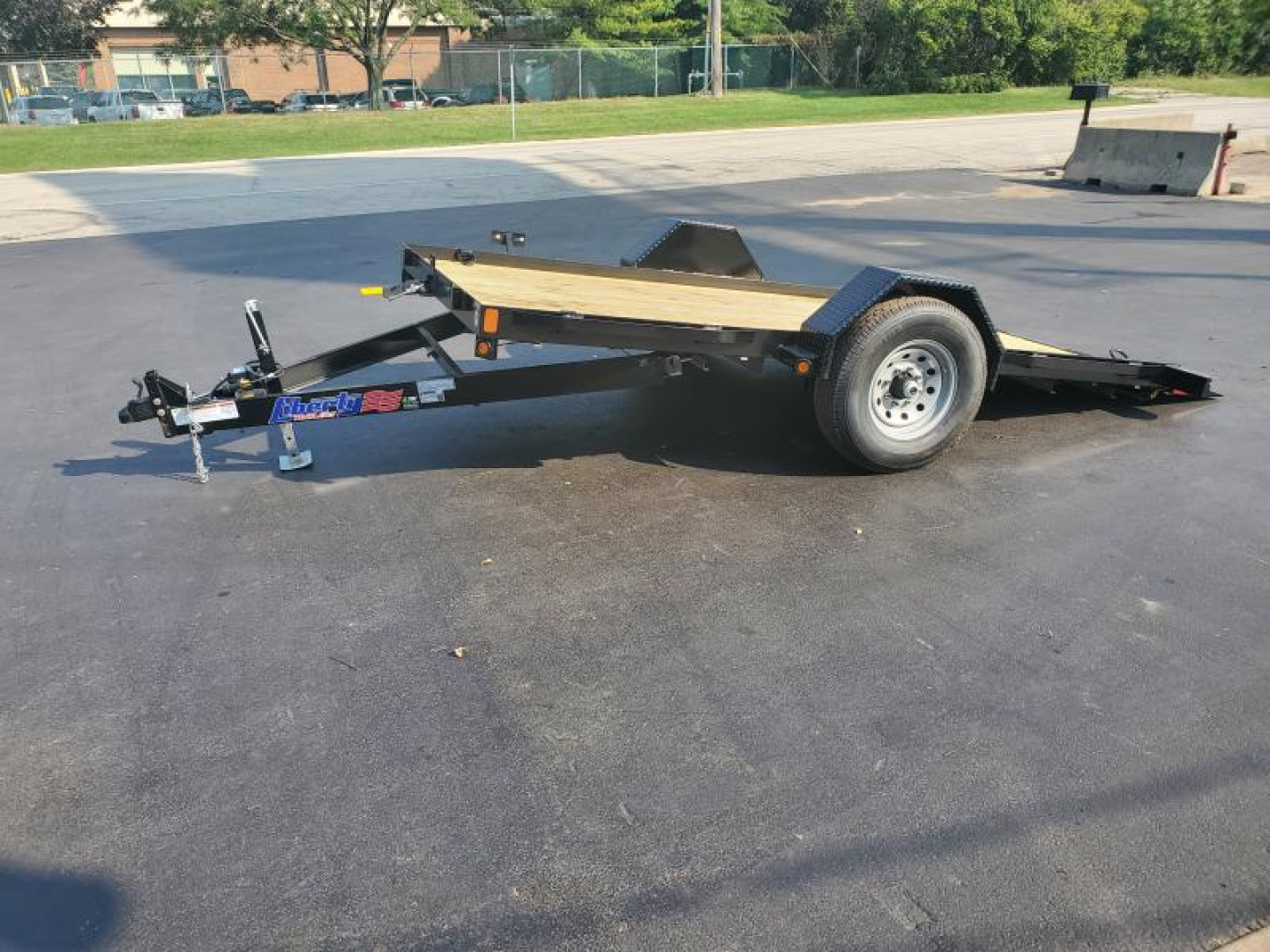 New 79"x12' TILT TRAILER WITH 7K AXLE