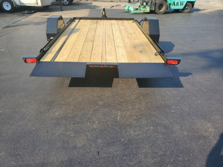 New 79"x12' TILT TRAILER WITH 7K AXLE