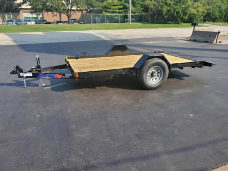 New 79"x12' TILT TRAILER WITH 7K AXLE