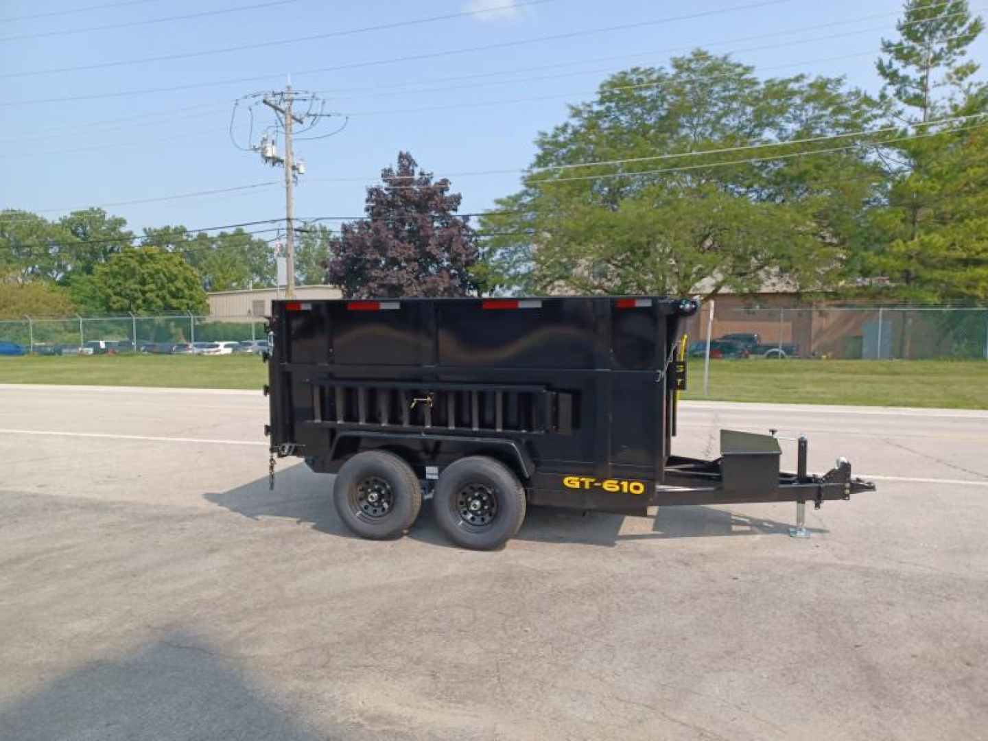 New 6X10 HIGH SIDE DUMP TRAILER