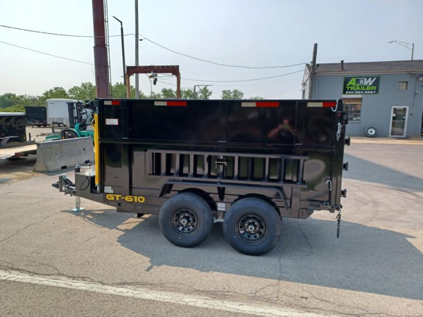 New 6X10 HIGH SIDE DUMP TRAILER