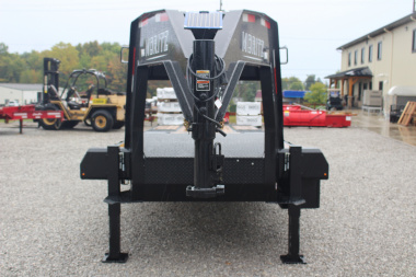 New 2025 Moritz FDGH Hydraulic Tail 30' GOOSENECK Deckover Flatbed Trailer- 17900# GVW
