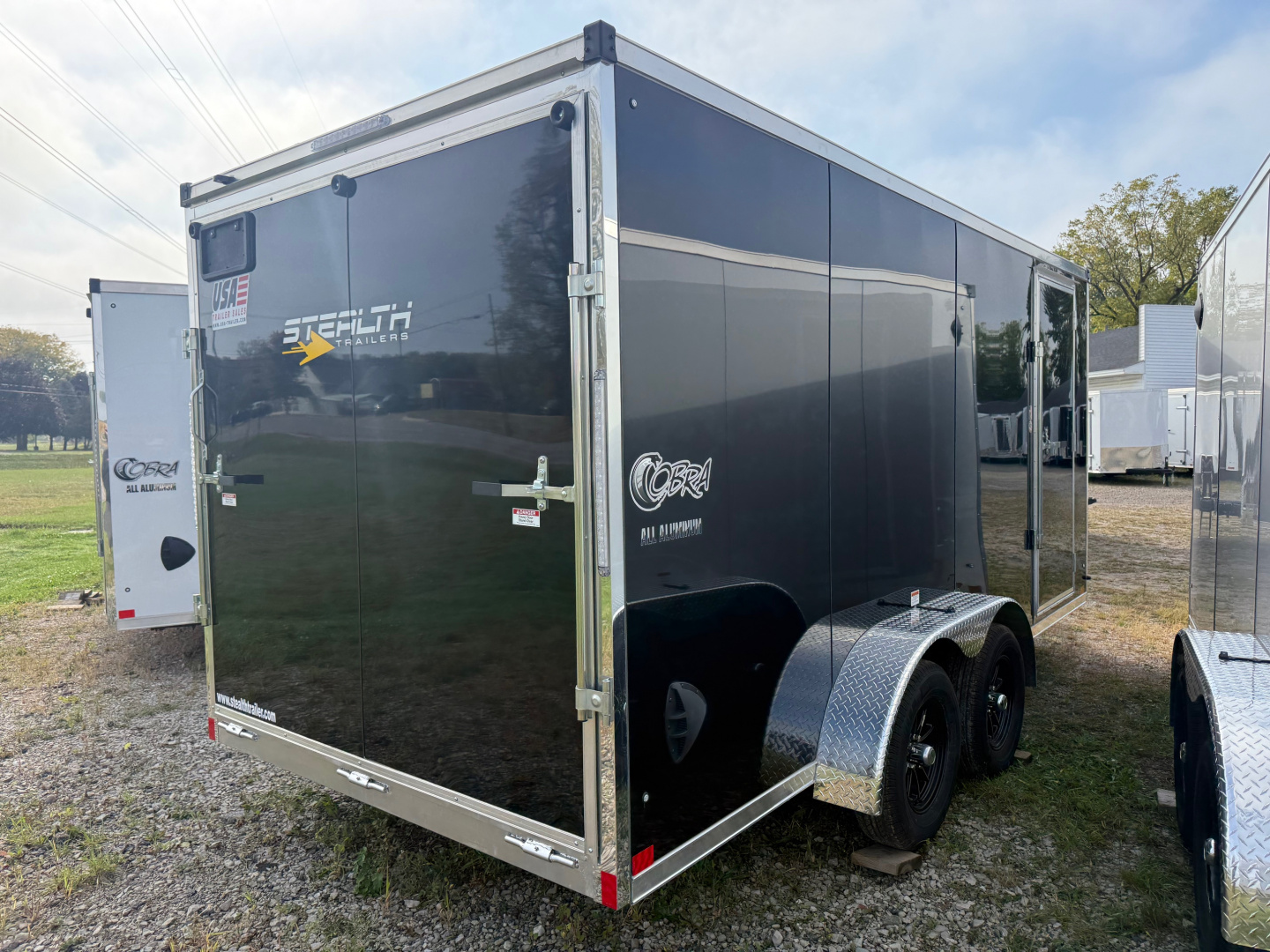 New 2026 Stealth Cobra TRAILERS 7 X 16 ALL ALUMINUM Enclosed Trailer 6ft 6in interior - Screwless - SALE ITEM