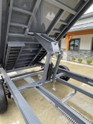 New 2026 Ironbull 7x16' Dump Trailer 14000# GVW * TARP KIT * SCISSOR HOIST * 8" I-BEAM FRAME * 1PC 7 GA FLOOR * COMBO GATE * UNDERBODY BED RUNNERS * OVERSIZED TOOLBOX * IRONCLAD WARRANTY