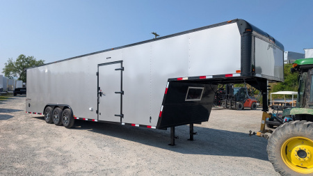 New 2026 Homesteader 8.5x38 (29+8) Gooseneck Car Hauler w/ Ramp