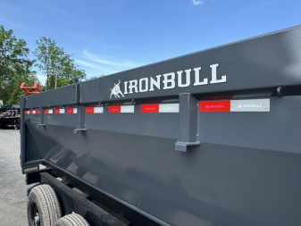 New 2026 Ironbull 7x16' Rolloff Dump Trailer Combo 14000# GVW * INCLUDES (3) 16' BINS 4' SIDES (16 YARDS) * DUAL BATTERIES * DUAL TOOLBOXES * 5x20 SCISSOR HOIST * DUAL 12K JACKS * 10" I-BEAM FRAME * 22K WINCH WITH ROLLER