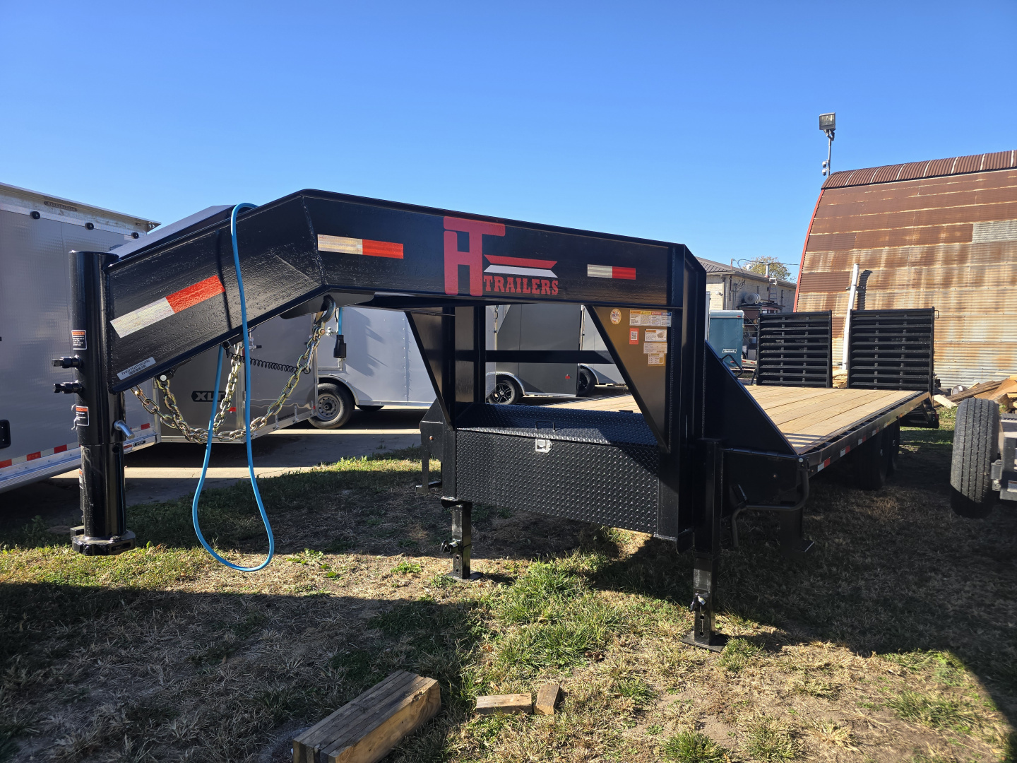 New 2026 HT Trailers 102"x25' with 5' Dove and monster ramps Gooseneck