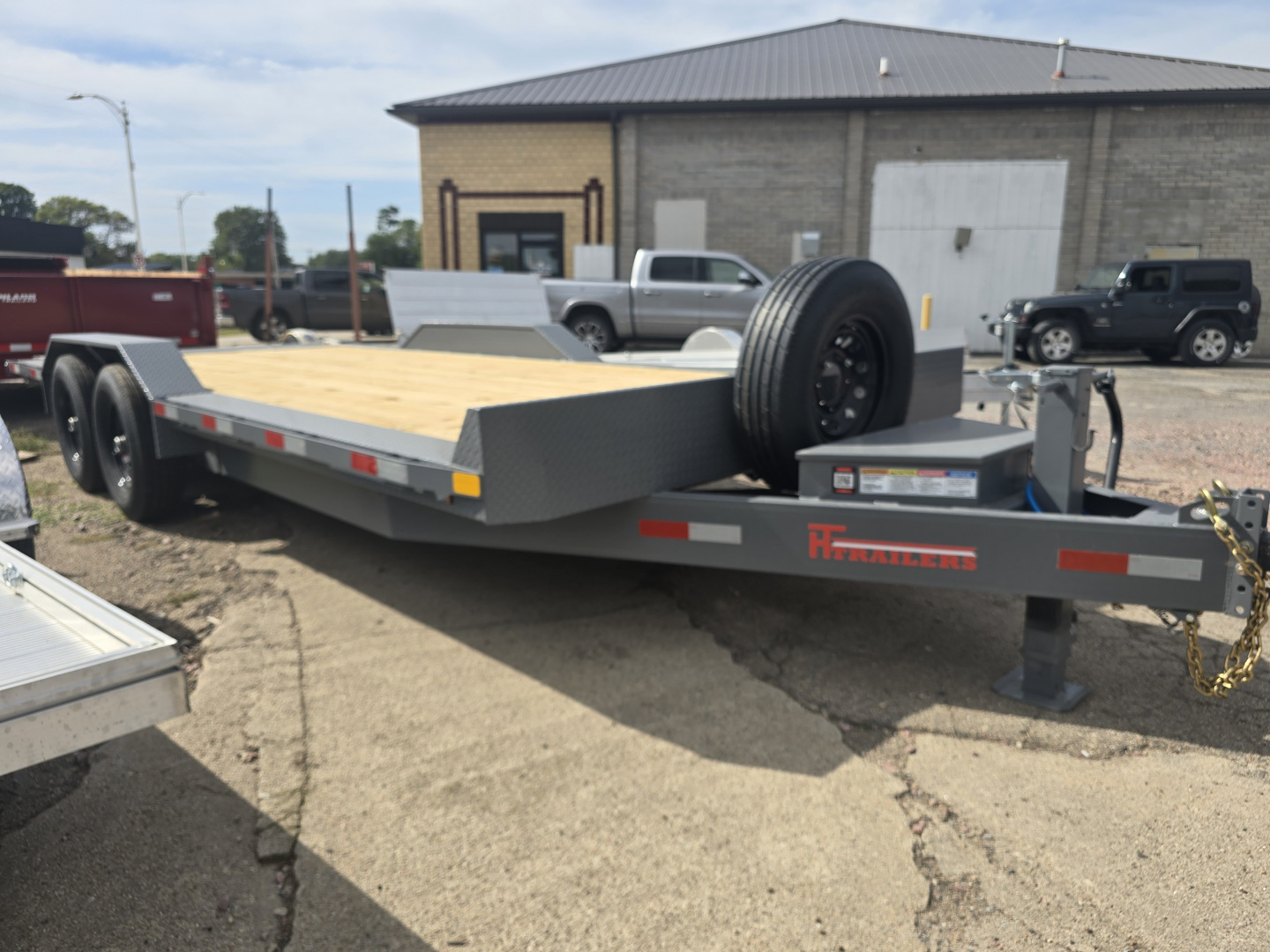 New 2026 HT Trailers 102"X20' POWERTILT FLATBED 14K GVWR Tilt Trailer