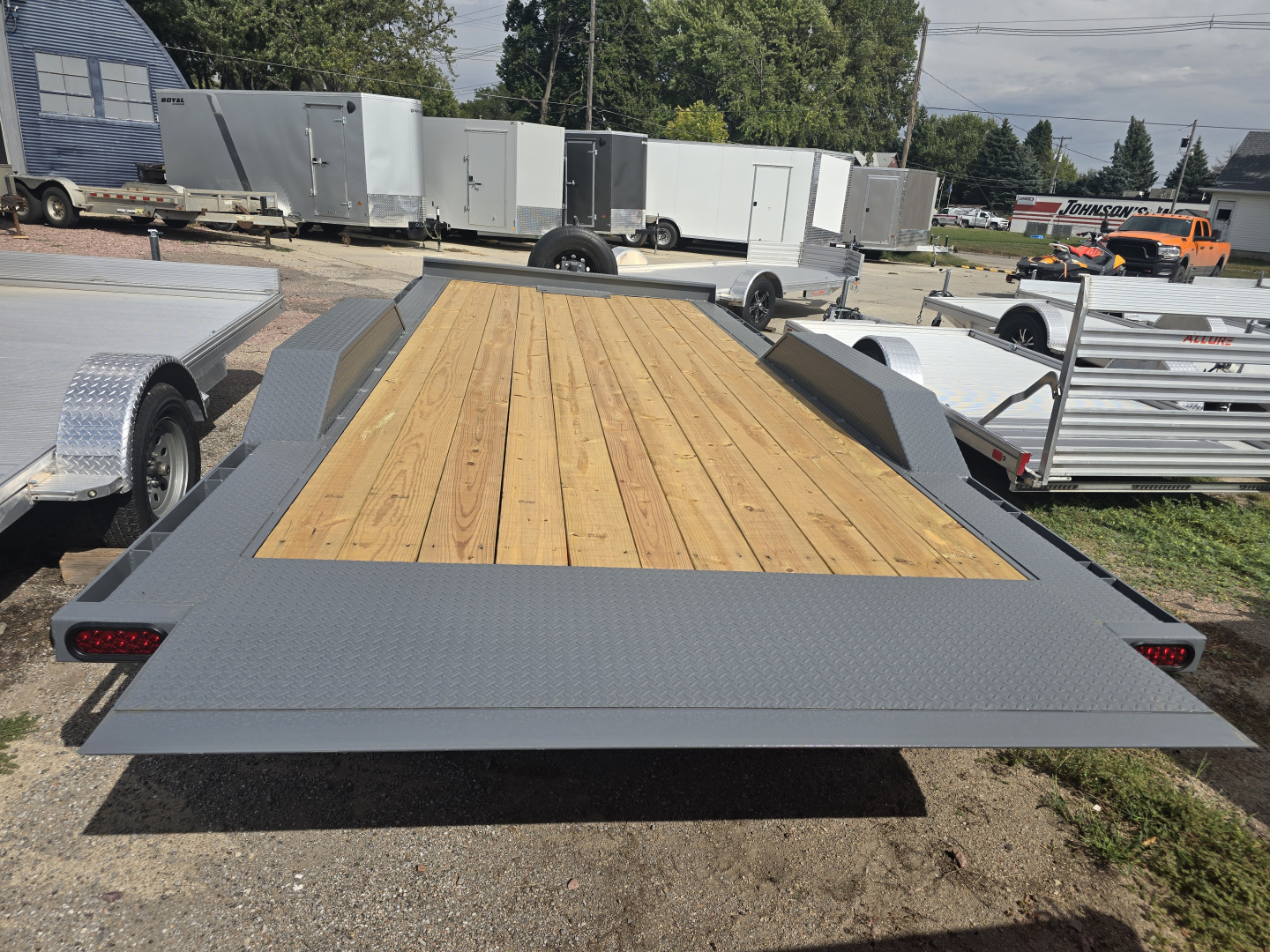 New 2026 HT Trailers 102"X20' POWERTILT FLATBED 14K GVWR Tilt Trailer