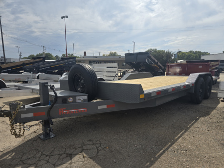 New 2026 HT Trailers 102"X20' POWERTILT FLATBED 14K GVWR Tilt Trailer