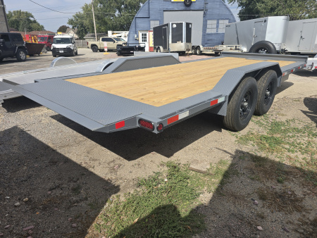 New 2026 HT Trailers 102"X20' POWERTILT FLATBED 14K GVWR Tilt Trailer