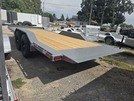 New 2026 HT Trailers 102"X20' POWERTILT FLATBED 14K GVWR Tilt Trailer