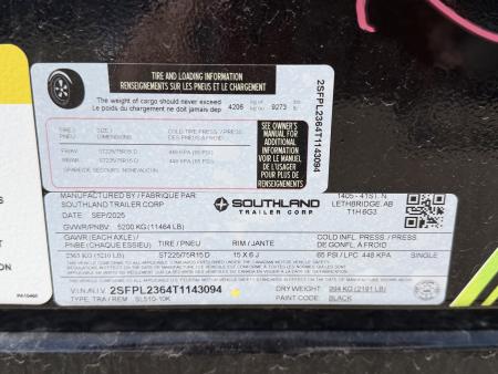 New 2026 Southland Trailers 5-10 Dump 5.2K Axles