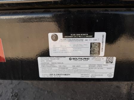 New 2026 Southland Trailers 7-14 Dump 7K Axles