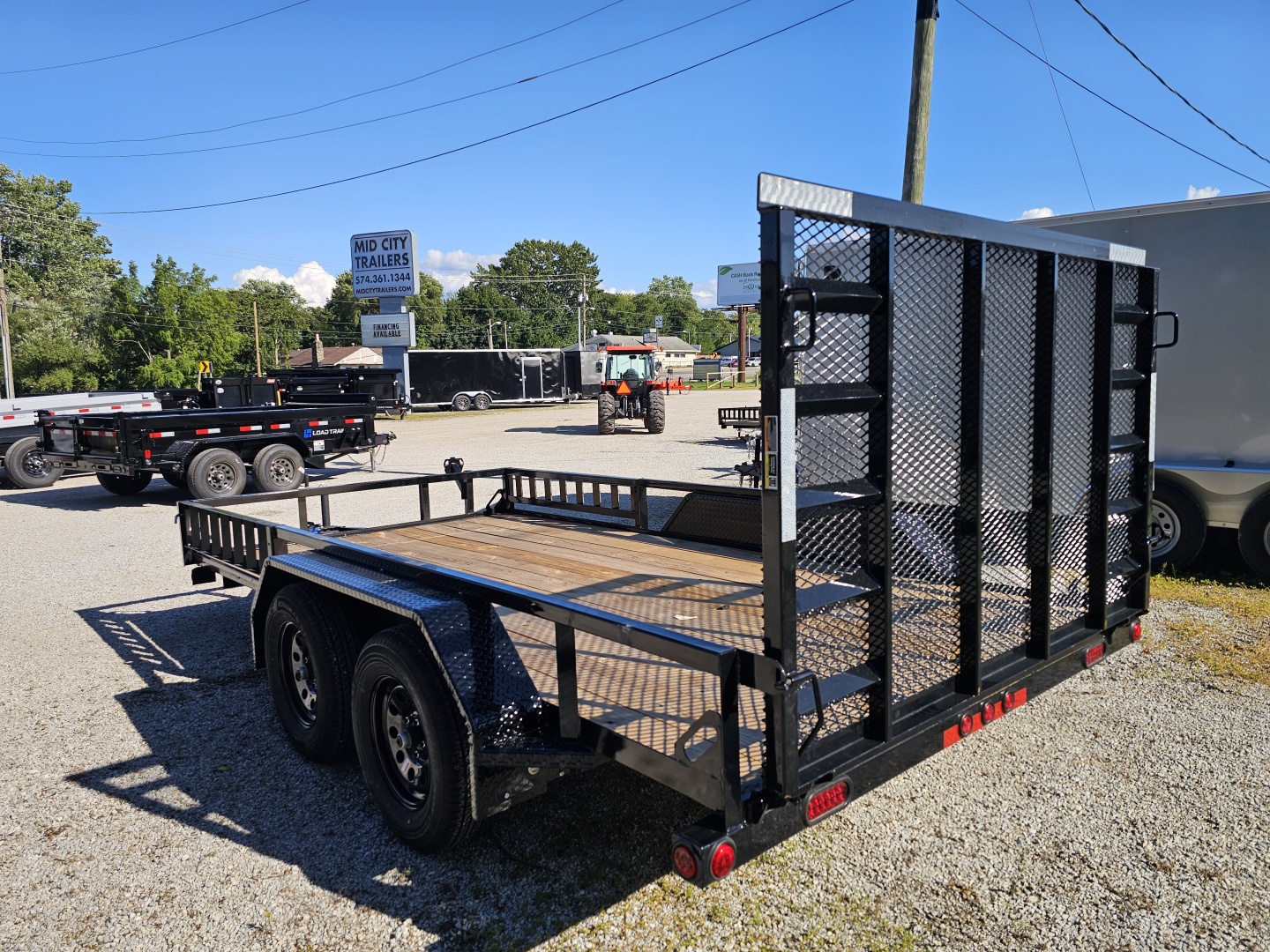 New 2026 Load Trail 83 X 14 TANDEM AXLE UTILITY TRAILER SIDE LOAD RAMPS Utility Trailer