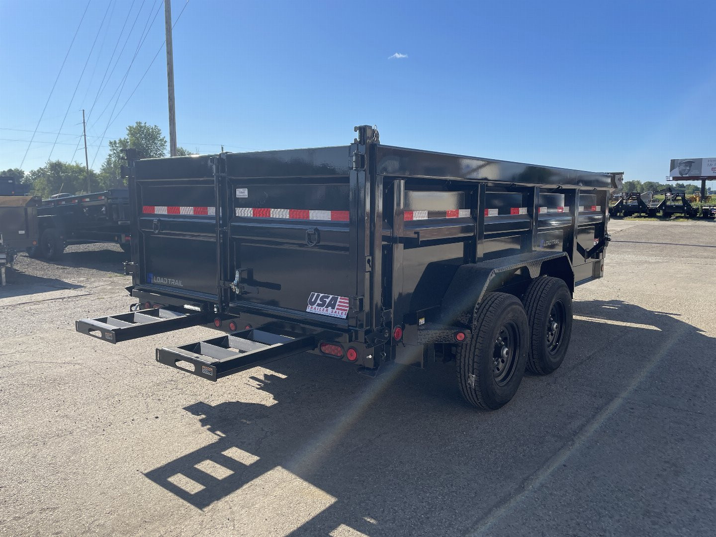 New 2026 Load Trail 83"x14' Low-Pro 14k w/3 ft Sides Dump Trailer