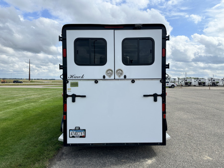 Used 2021 Hawk 2H GN Straight Load Horse Trailer