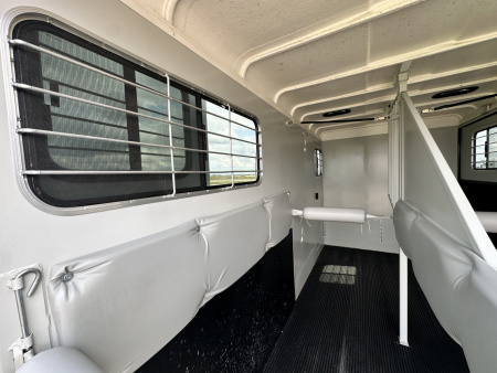 Used 2021 Hawk 2H GN Straight Load Horse Trailer