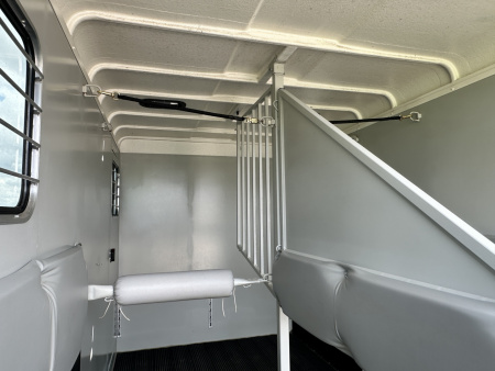 Used 2021 Hawk 2H GN Straight Load Horse Trailer