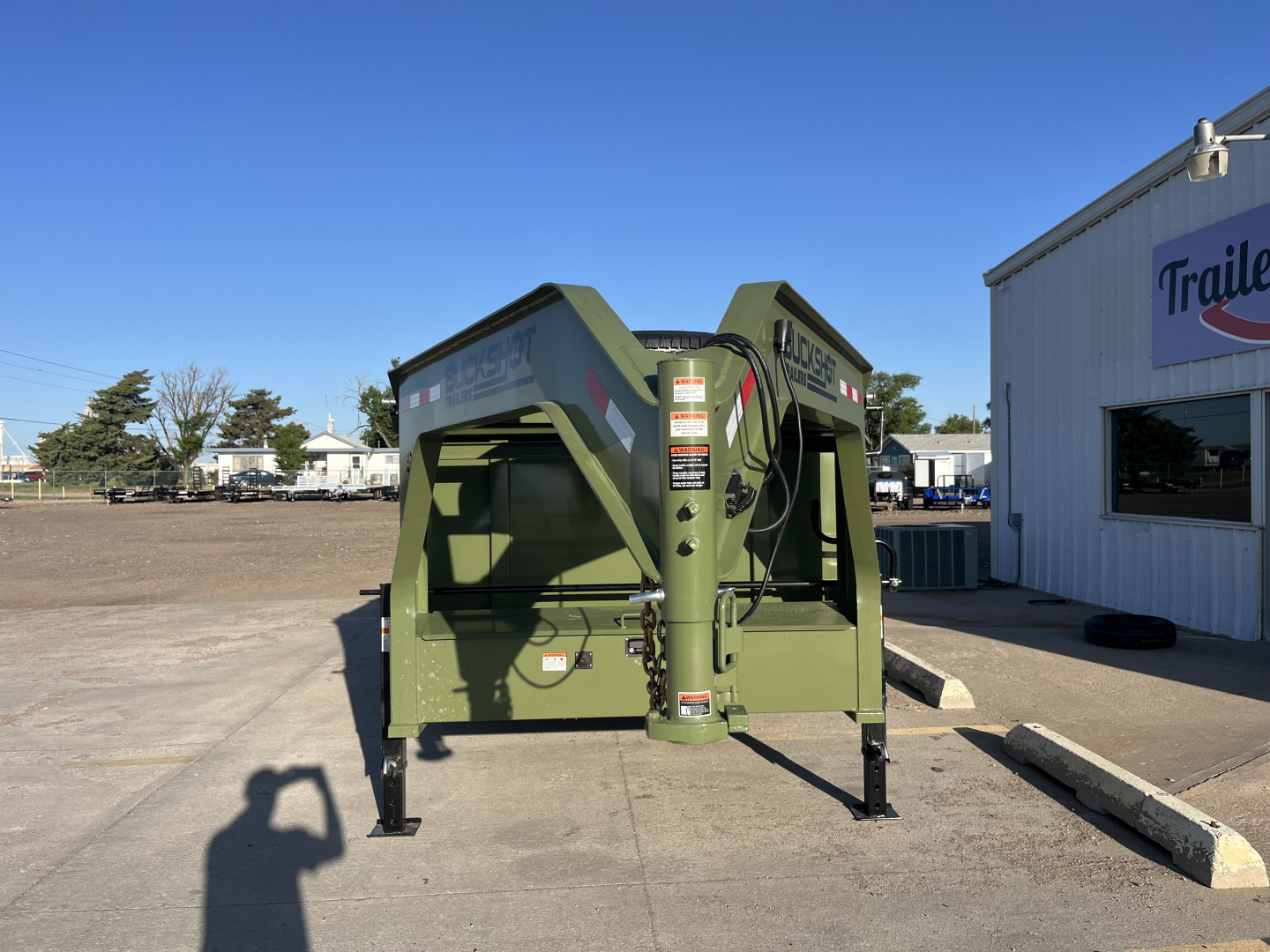 New 2025 Buckshot MFG GLP416 16' x 83" x 48" Sides Dump Trailer