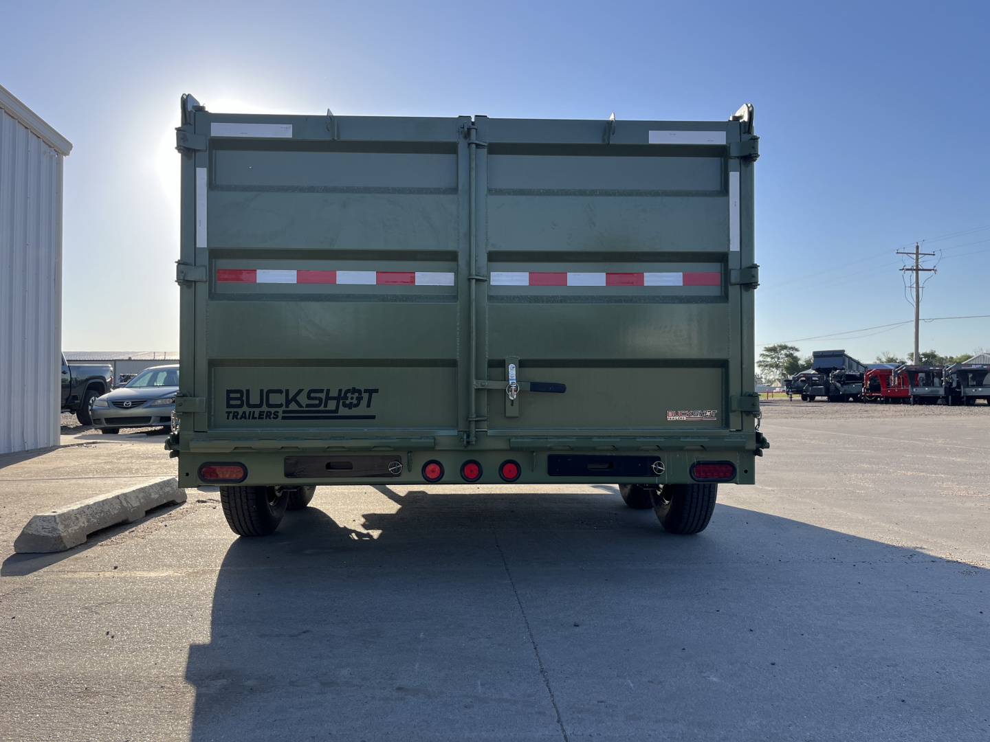 New 2025 Buckshot MFG GLP416 16' x 83" x 48" Sides Dump Trailer