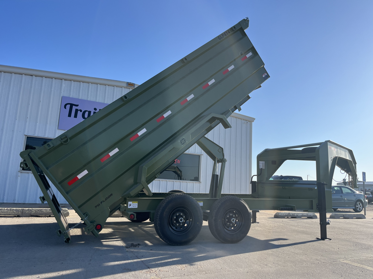 New 2025 Buckshot MFG GLP416 16' x 83" x 48" Sides Dump Trailer