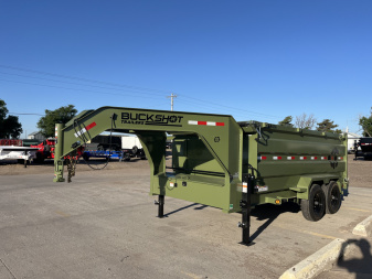 New 2025 Buckshot MFG GLP416 16' x 83" x 48" Sides Dump Trailer