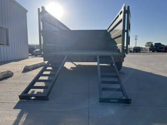 New 2025 Buckshot MFG GLP416 16' x 83" x 48" Sides Dump Trailer