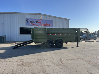 New 2025 Buckshot MFG GLP416 16' x 83" x 48" Sides Dump Trailer
