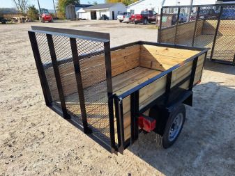 New 2026 AMO 4x8 2K Light Duty Woodside Utility Trailer