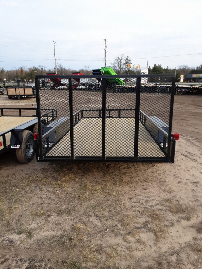 New 2026 AMO 6.4X14 7K 2BRK Landscape Trailer