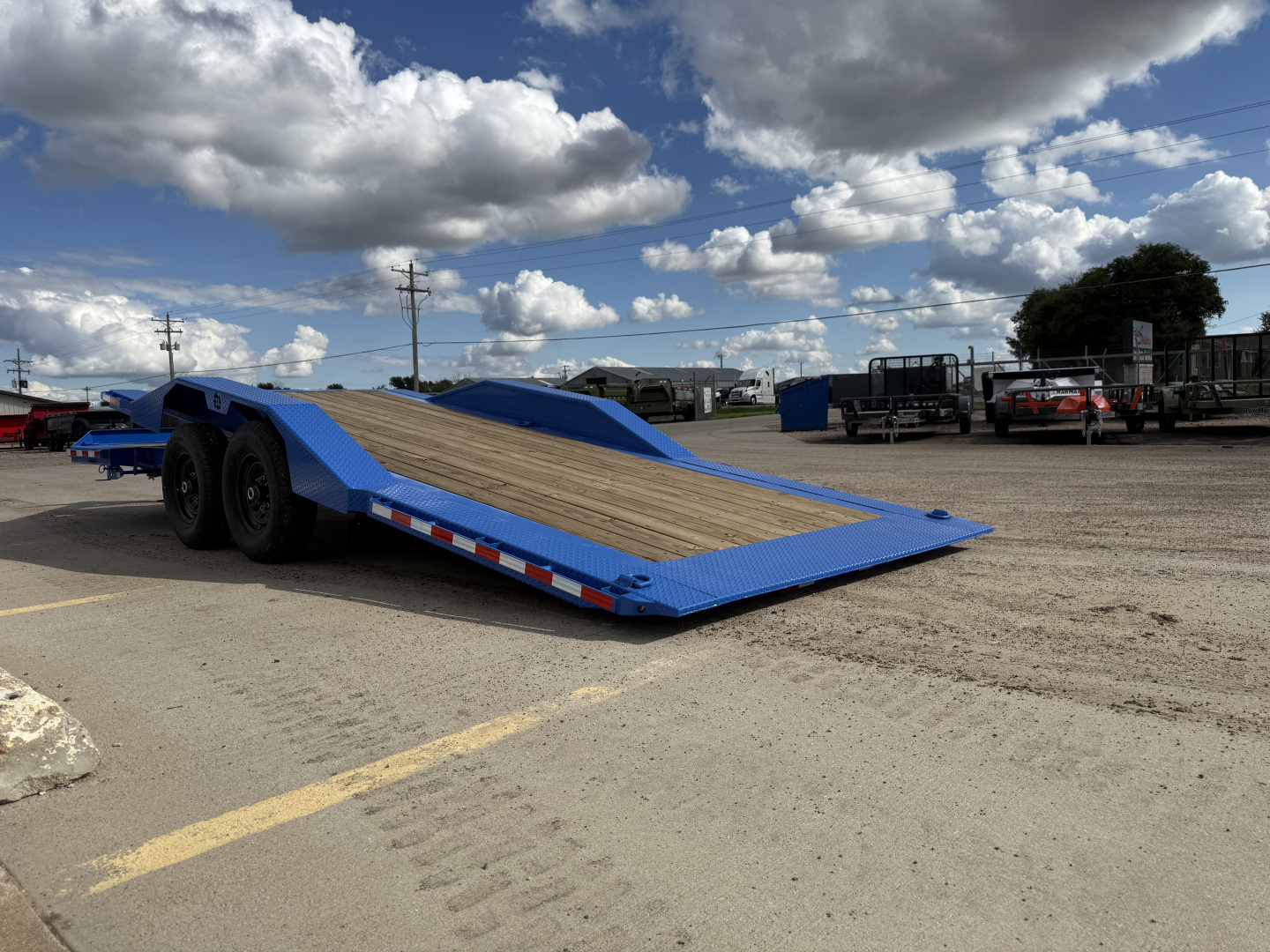 New 2025 Buckshot MFG 22' X 102" AR Tilt Trailer With Drive-Over Fenders Tilt Trailer