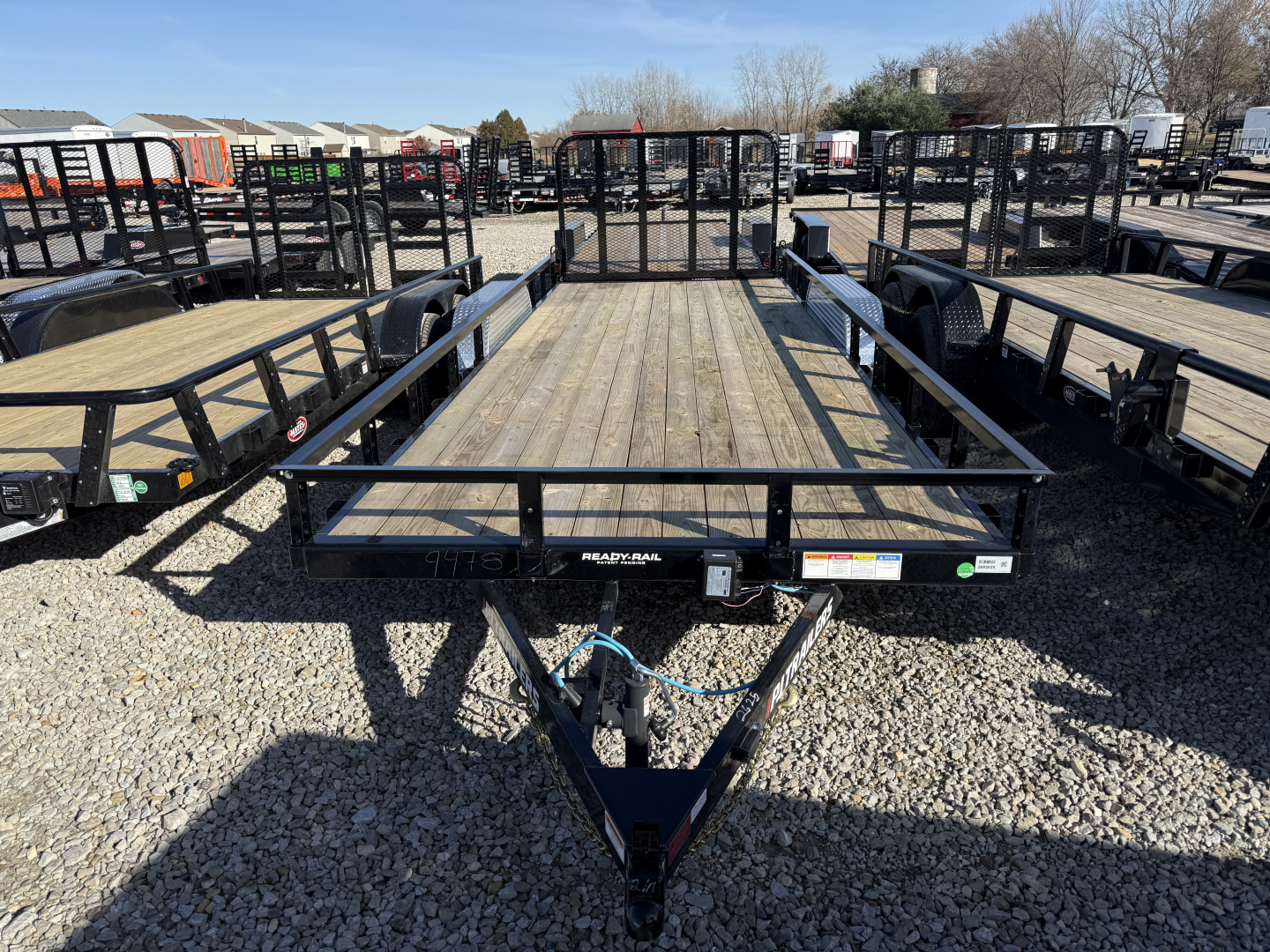 New 2026 PJ TRAILER UTILITY UL202 83X20 TA STRAIGHT DECK (GVW:7000) BLACK