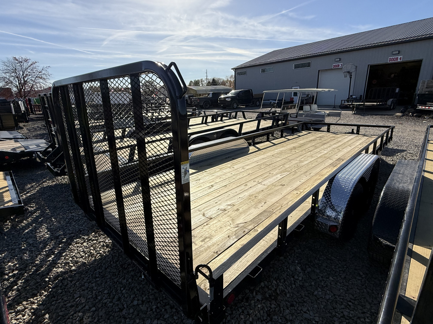 New 2026 PJ TRAILER UTILITY UL202 83X20 TA STRAIGHT DECK (GVW:7000) BLACK