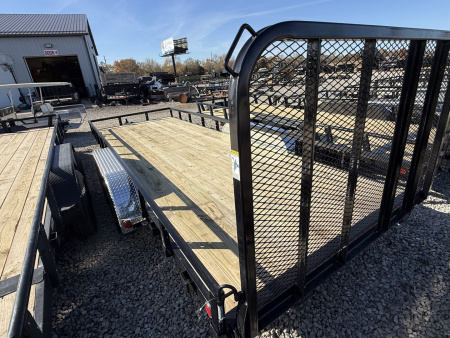 New 2026 PJ TRAILER UTILITY UL202 83X20 TA STRAIGHT DECK (GVW:7000) BLACK