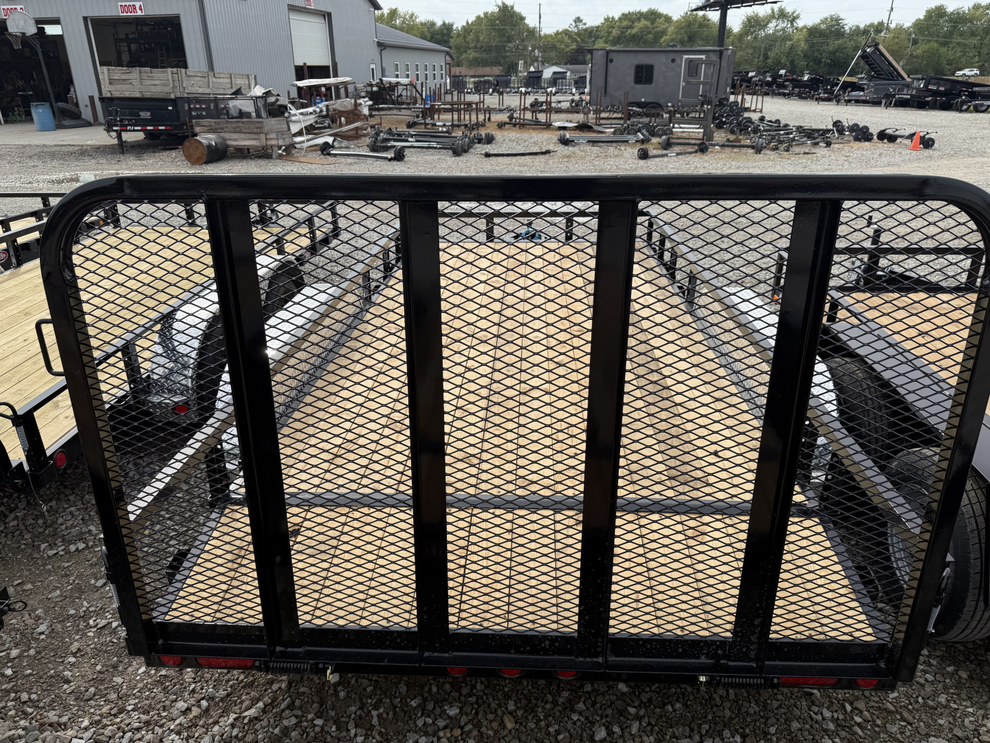 New 2026 PJ TRAILER UTILITY UL162 83X16 TA DOVETAIL (GVW:7000) BLACK